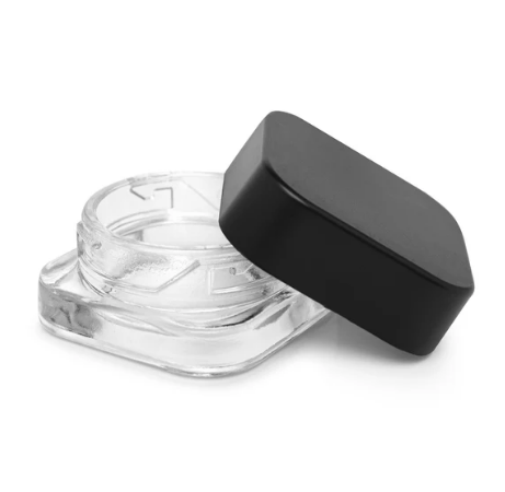 Square Glass Dab Jar